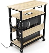 Amazon.co.jp: パソコンワゴン pcワゴン キャスター付き デスク 3段